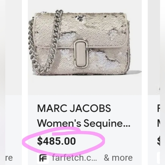 MARC JACOBS The SHOULDER BAG -  Sequin J Embellished - Picture 11 of 16